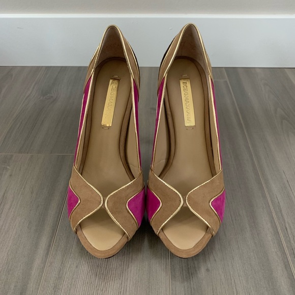 New BCBG Linden Colour Block Heels, Size 7.5 - Picture 2 of 9